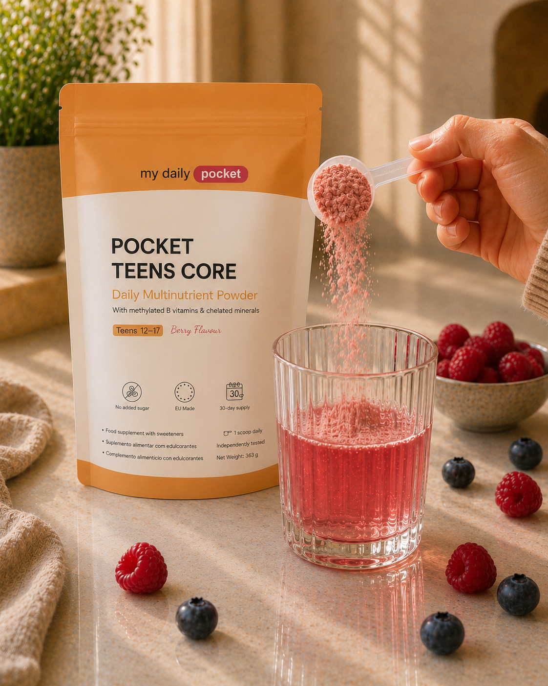 Pocket TEENS CORE | 30 Daily Scoops | Subscribe & Save 15%