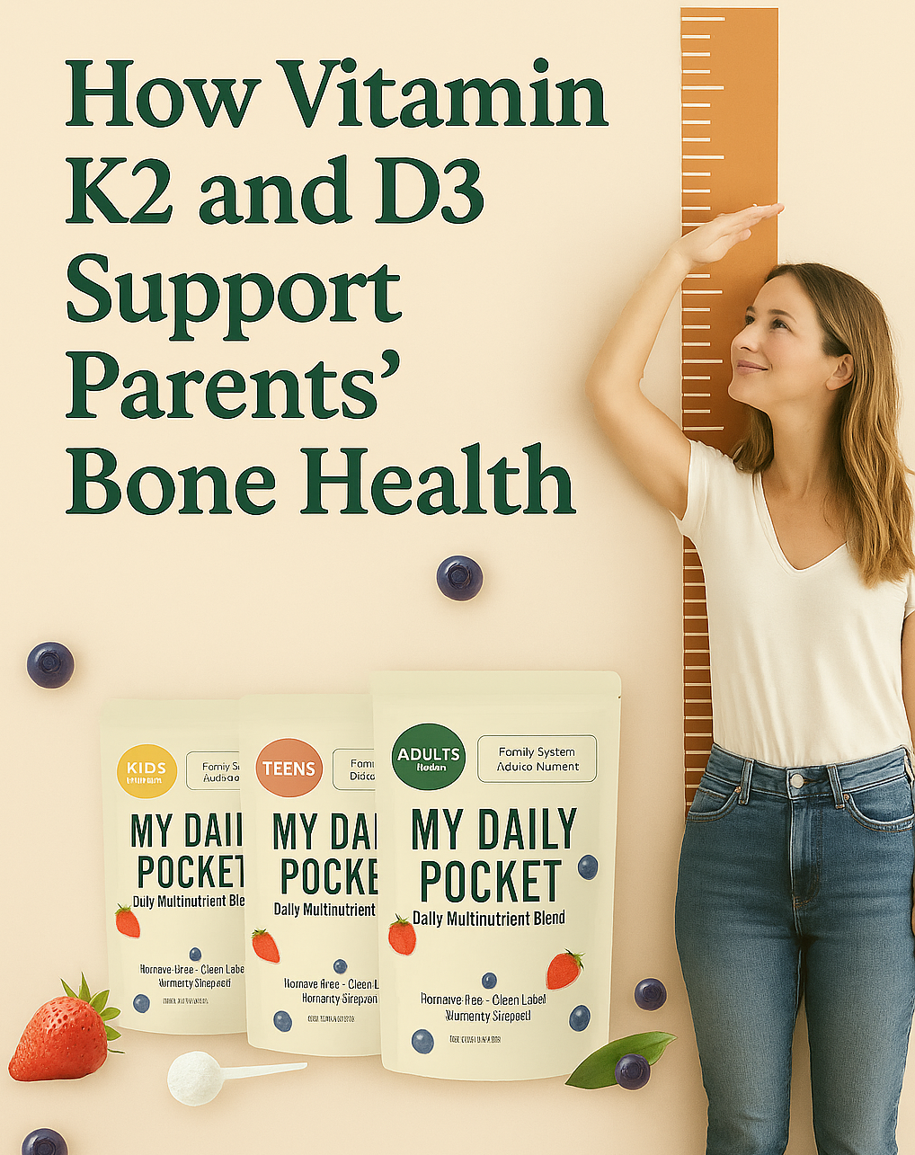 Pocket ADULTS CORE | 1 Pouch | 30 Daily Scoops