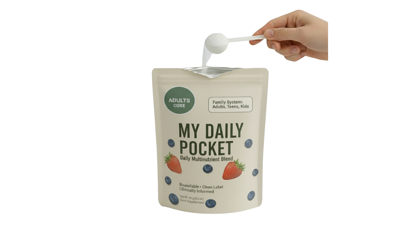 Pocket ADULTS CORE | 1 Pouch | 30 Daily Scoops