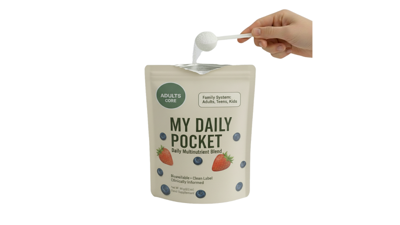 Pocket ADULTS CORE | 1 Pouch | 30 Daily Scoops