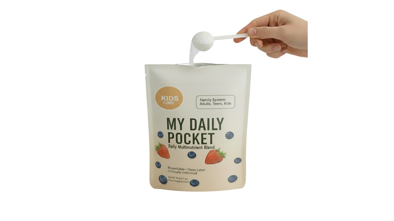 Pocket KIDS CORE | 1 Pouch | 30 Daily Scoops