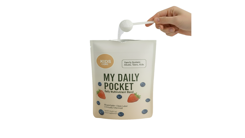 Pocket KIDS CORE | 1 Pouch | 30 Daily Scoops