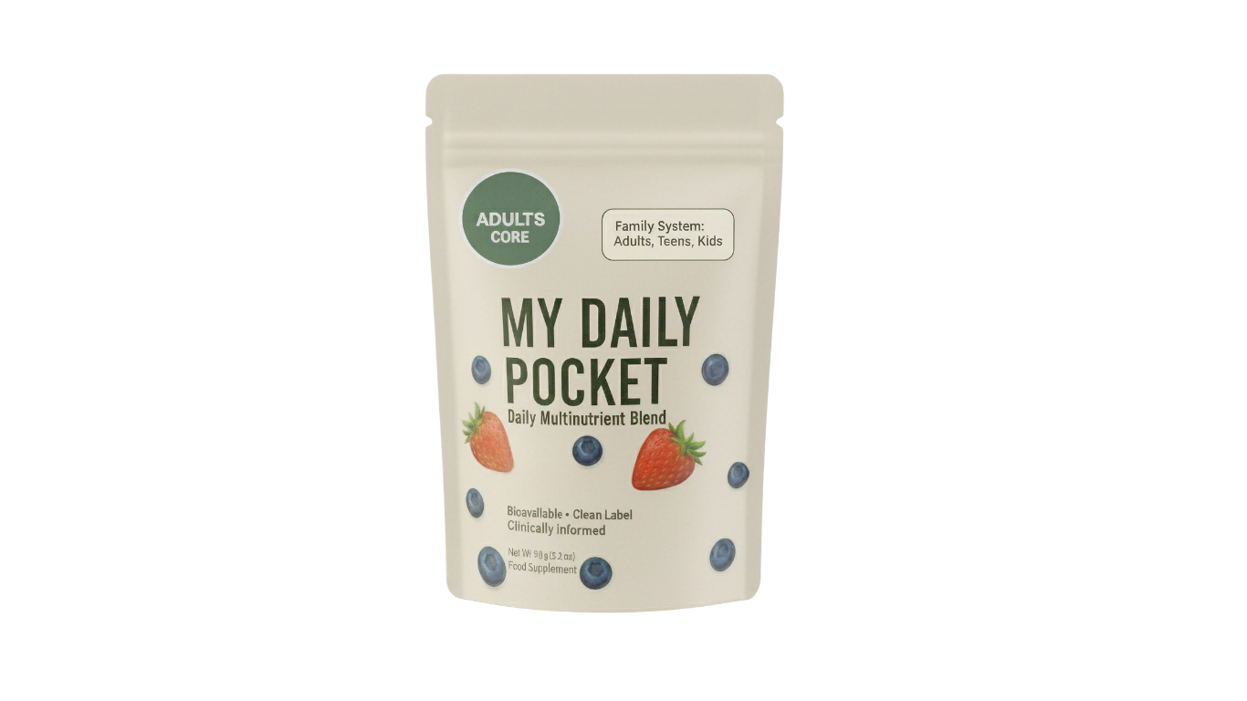Pocket ADULTS CORE | 1 Pouch | 30 Daily Scoops
