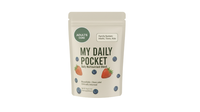 Pocket ADULTS CORE | 1 Pouch | 30 Daily Scoops