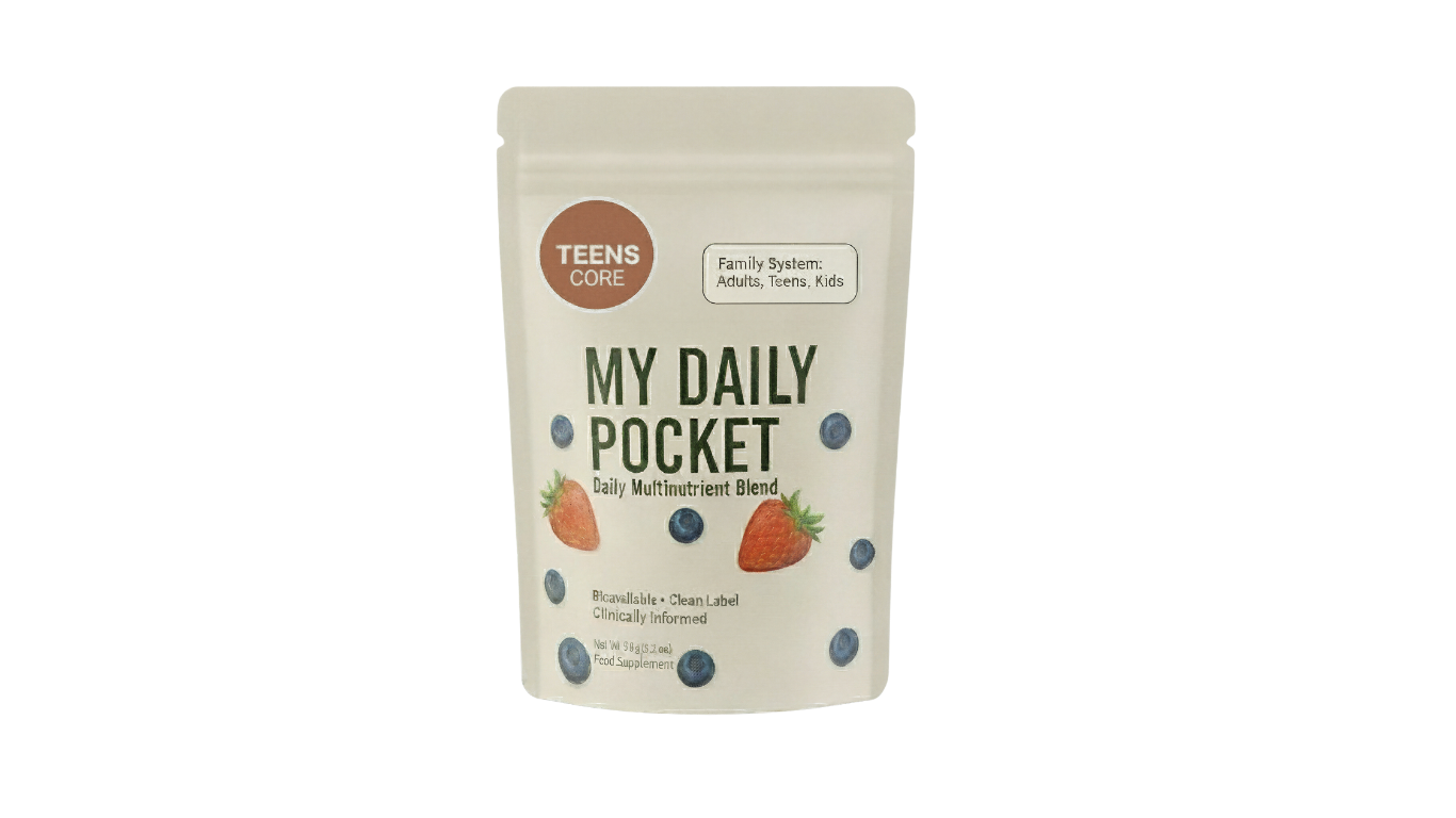 Pocket TEENS CORE | 1 Pouch | 30 Daily Scoops