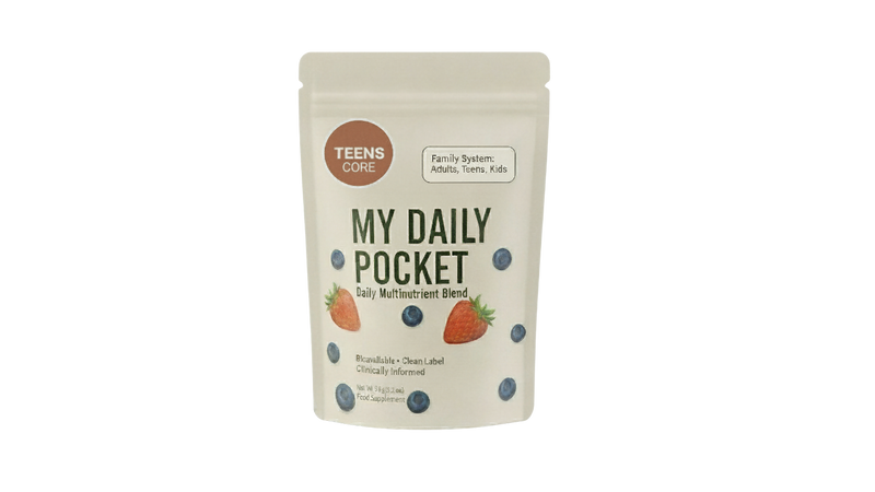 Pocket TEENS CORE | 1 Pouch | 30 Daily Scoops