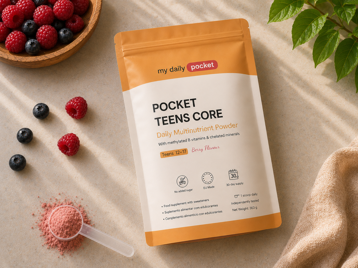 Pocket TEENS CORE | 30 Daily Scoops | Subscribe & Save 15%