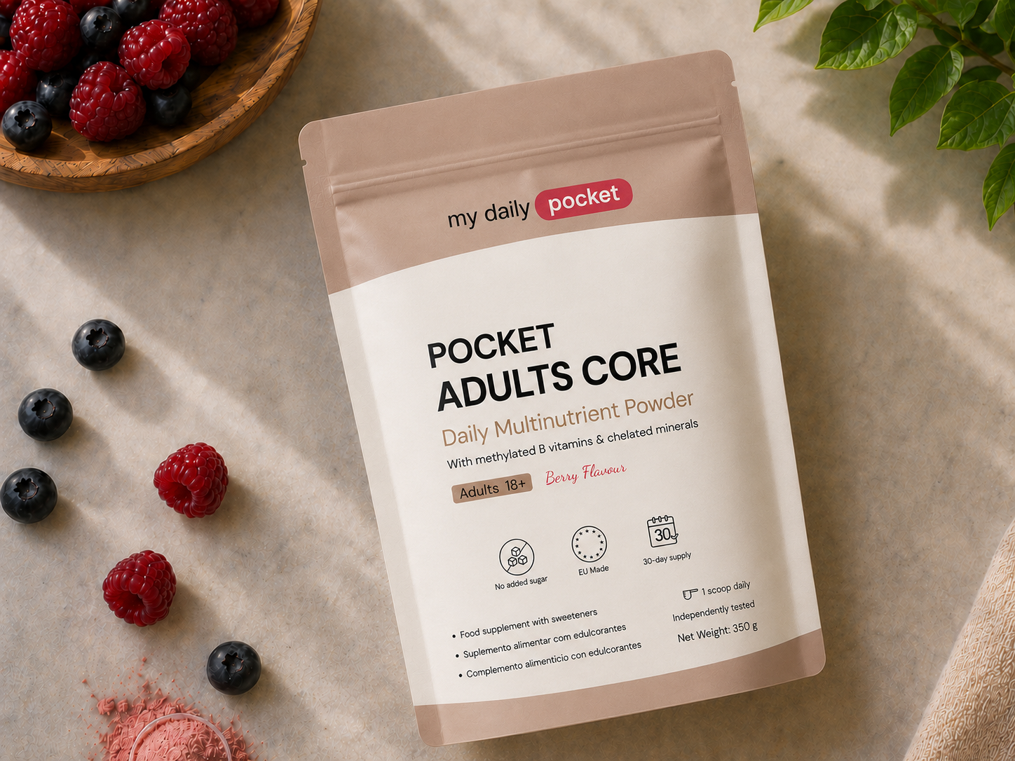 Pocket ADULTS CORE | 30 Daily Scoops | Subscribe & Save 15%