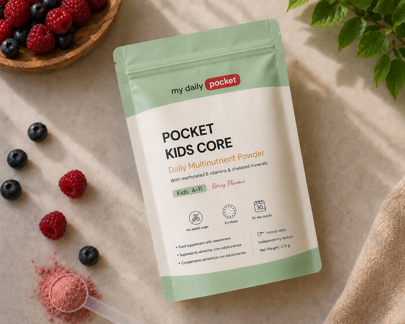 Pocket KIDS CORE | 30 Daily Scoops | Subscribe & Save 15%